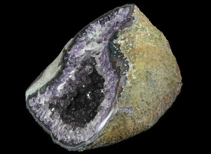 Purple Amethyst Geode - Uruguay #66714